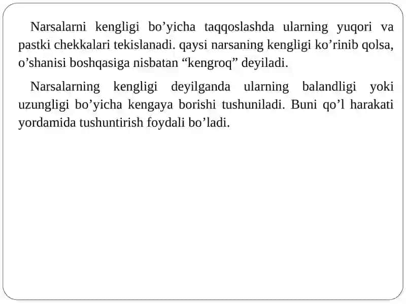 5-ma’ruza:Ilk yoshdagi guruh bolalariga buyumlarning SHAKLLarini taqqoslash 4