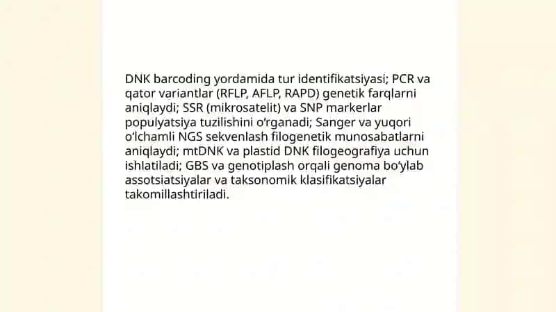 Genetik tasnif 4