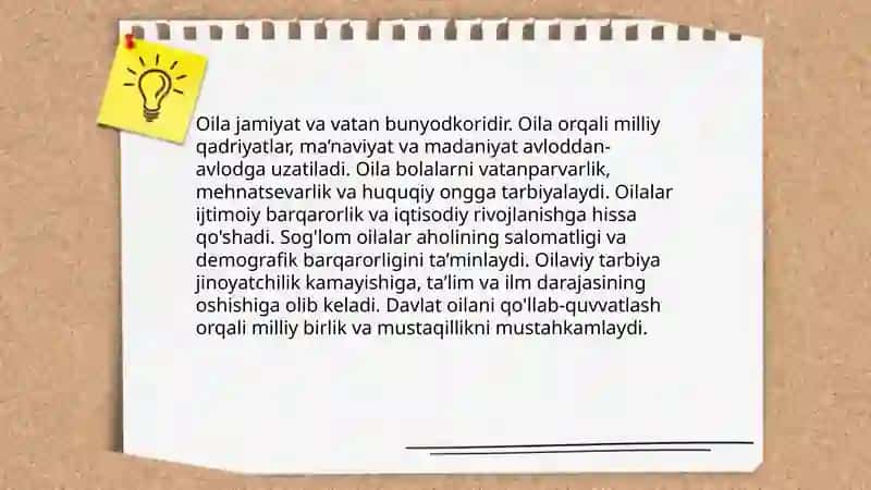 Oilaviy tarbiya orqali vatanparvarlikni shakllantirish 4