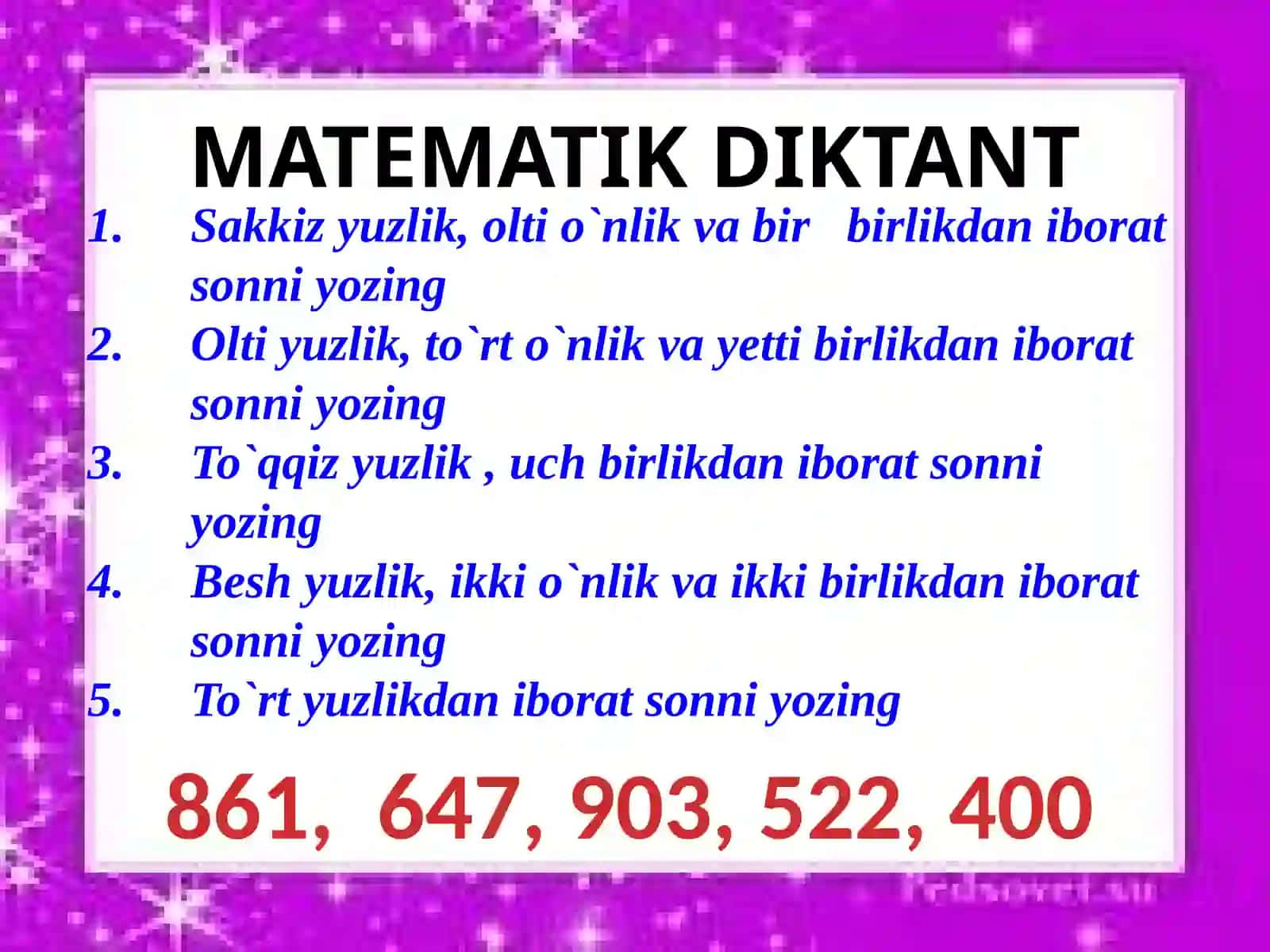 3-sinf Matematika Uch xonali sonning xona birliklari yig'indisi dars taqdimot 4