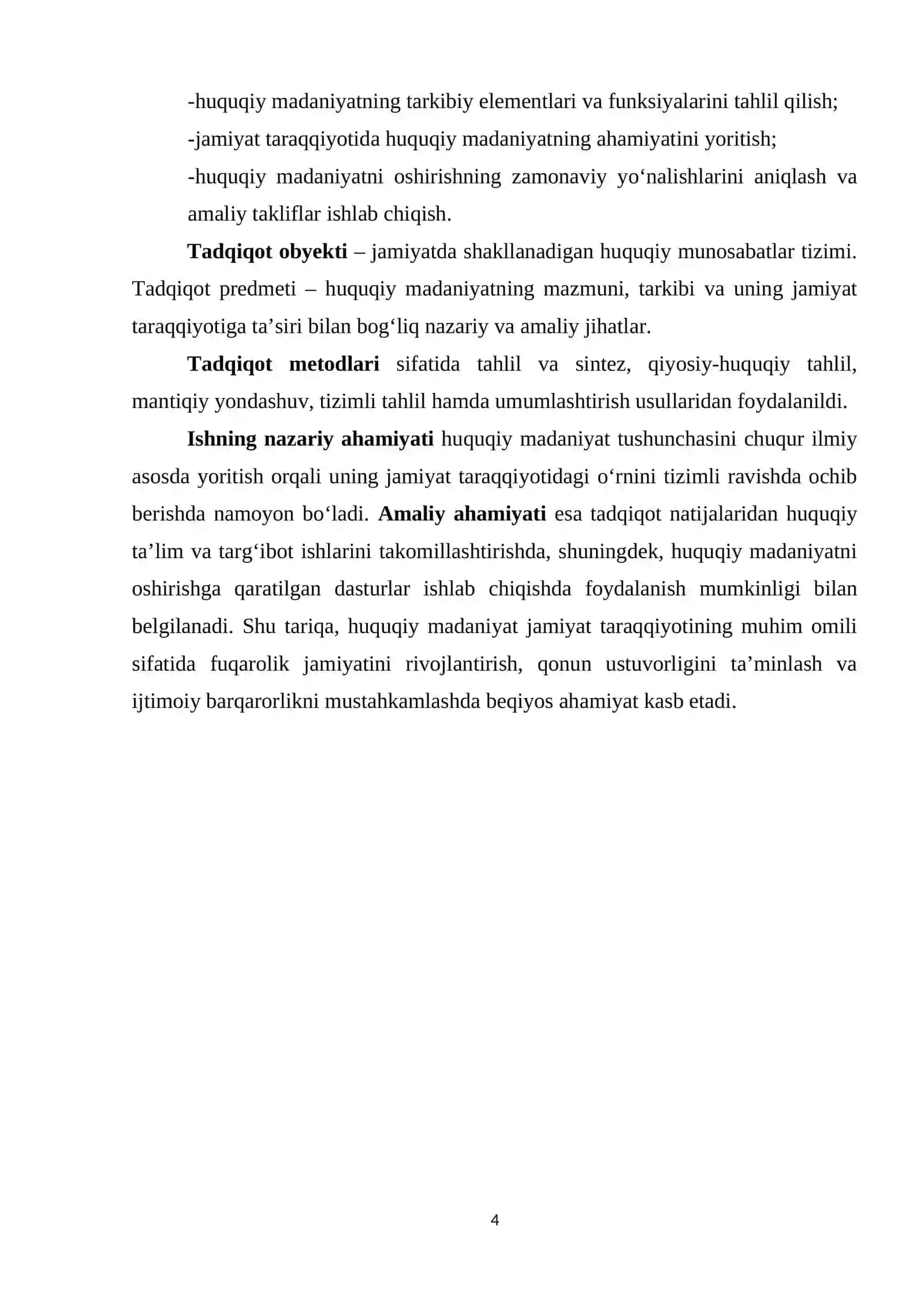 HUQUQIY MАDАNIYАTNING JАMIYАT TАRАQQIYОTIDАGI RОLI 4