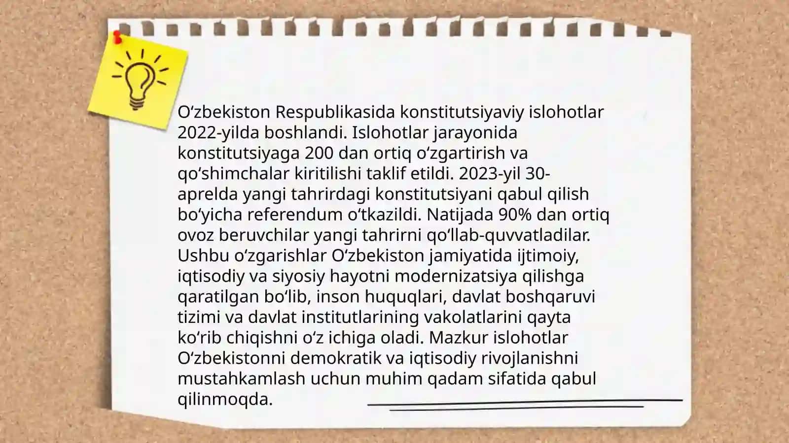 Oʻzbekistonning eng yangi tarixi fani 4