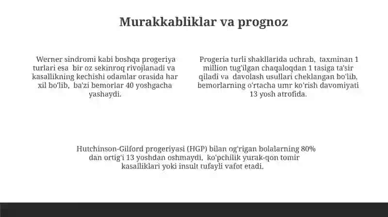 Vaqtidan oldin qarish sindromi 4