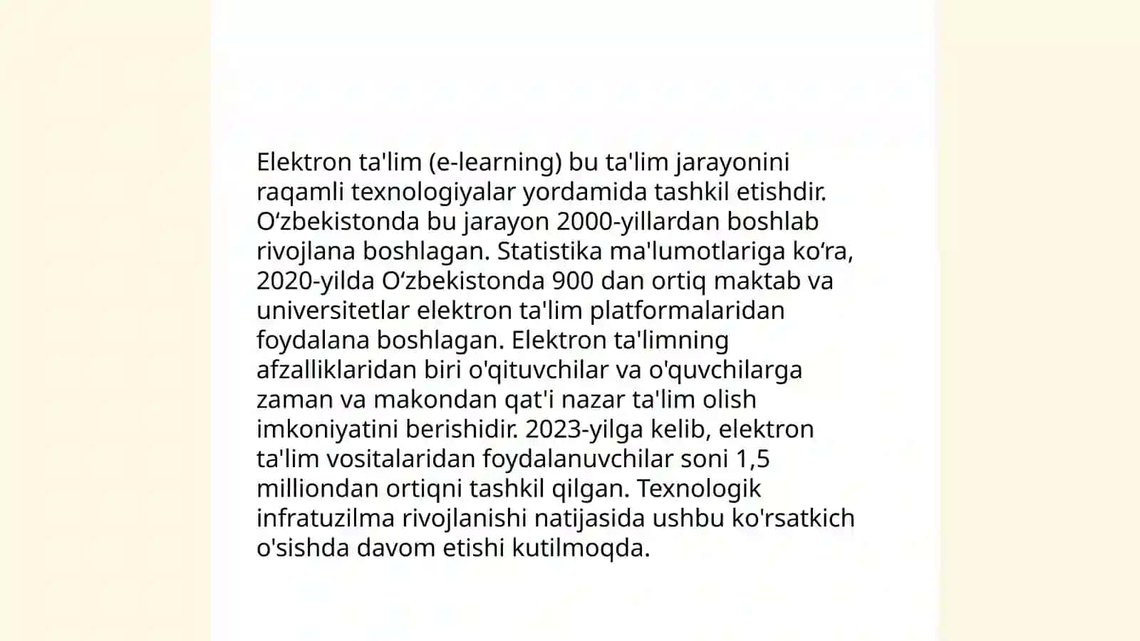 Axborot kommunikatsiya texnologiyalarining qo'llanilish sohalari 4