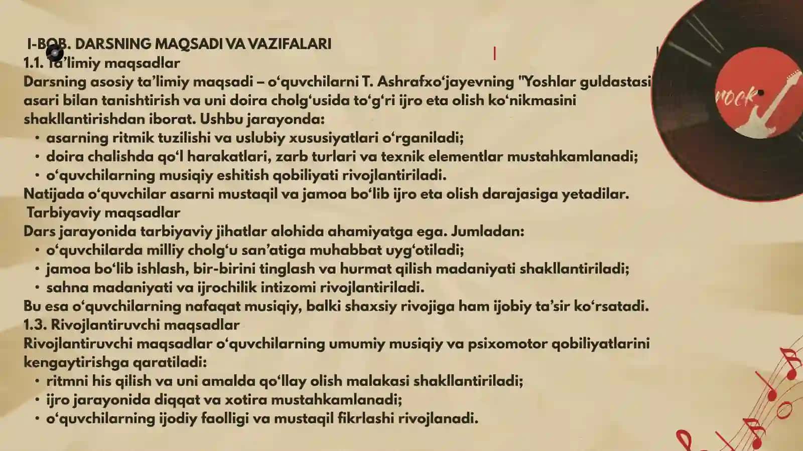 “Yoshlar guldastasi” asarini o`rgatish 4