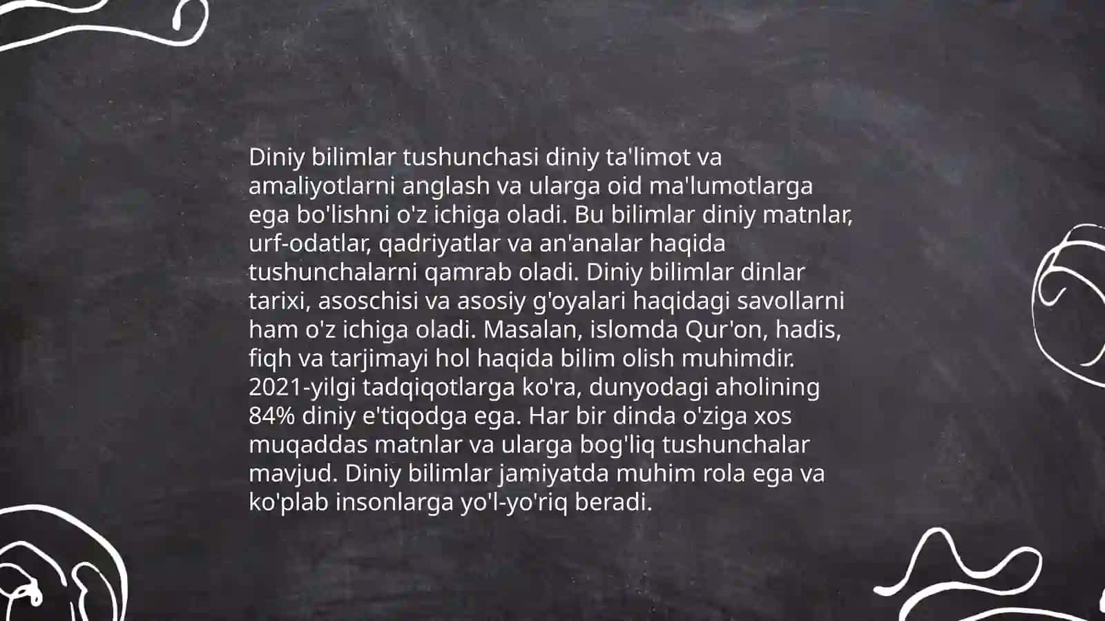 Dunyoviy bilimlar va diniy bilimlar mutanosibligini ta'minlashning ahamiyati 4