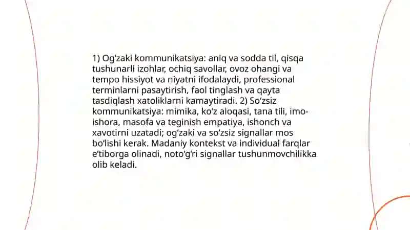 Shifokor va bemor muloqotining psixologik xususiyati 4
