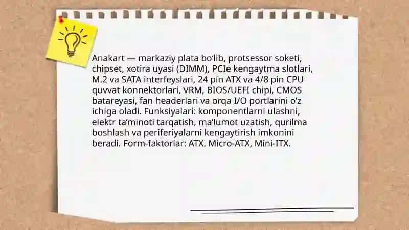 Shaxsiy kompyuterning tuzilishi 4