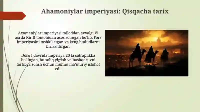 Ahamoniylar va Aleksandr Makedonskiy yurishlari davrida O'rta Osiyo 4