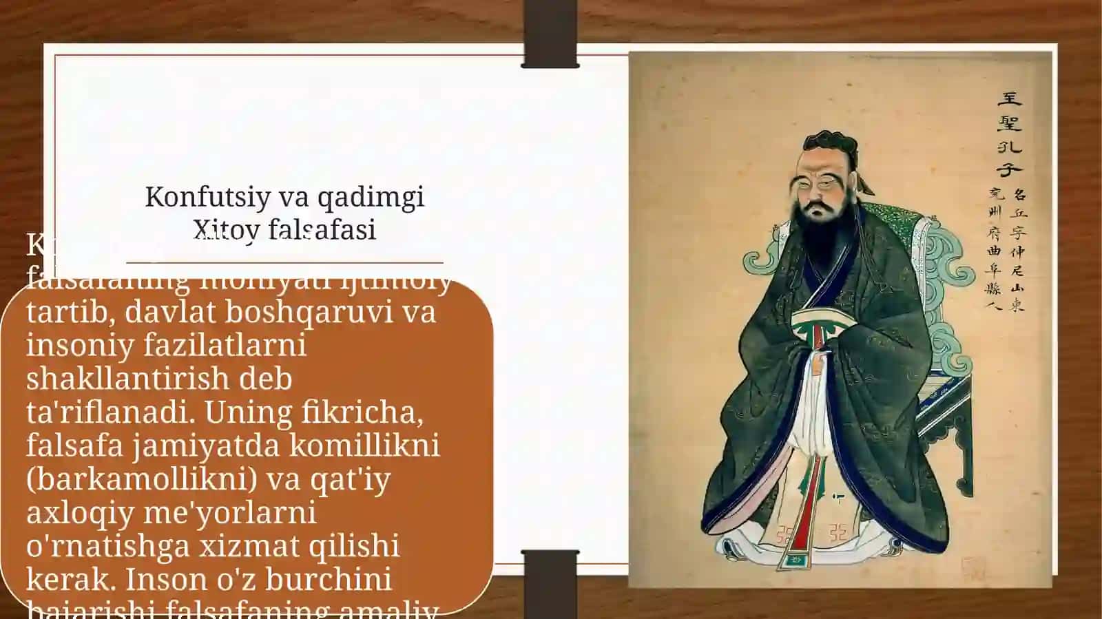 Falsa faning mohiyatiga oid Sharq va G'arb mutafakkirlari ta'riflarini tasniflash 4