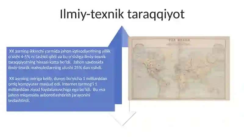 XX asr jahon tizimidagi global tendensiyalar 4