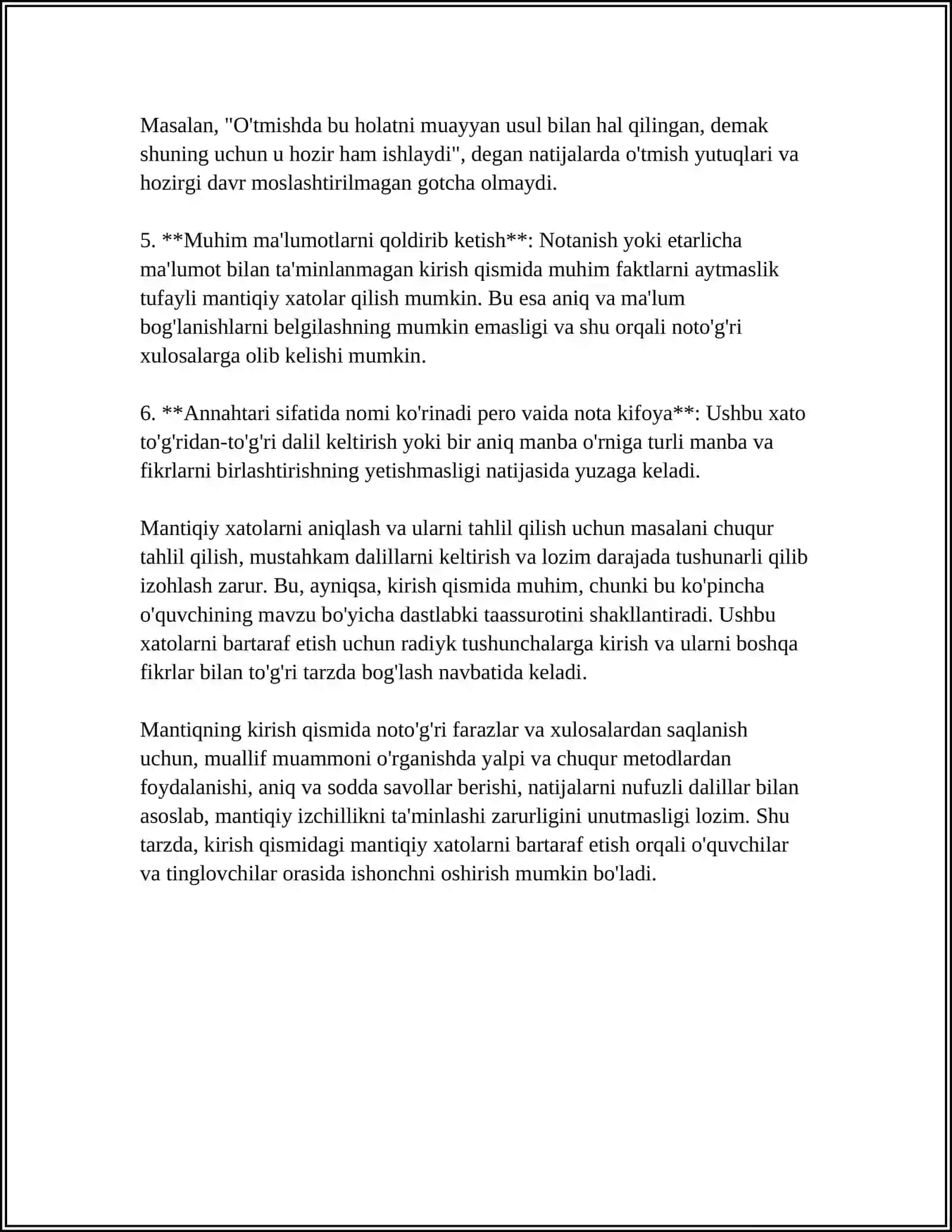 AKADEMIK MATNLARDAGI USLUBIY XATOLAR. NUTQ XATOLARI 4