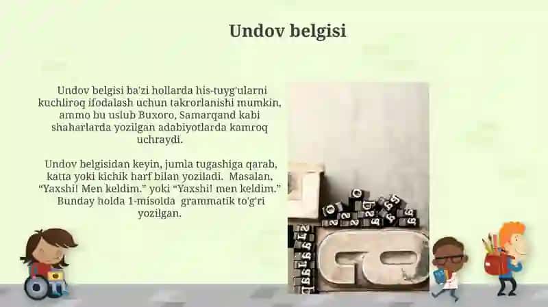 Oʻzbek tilida tinish belgilari 4
