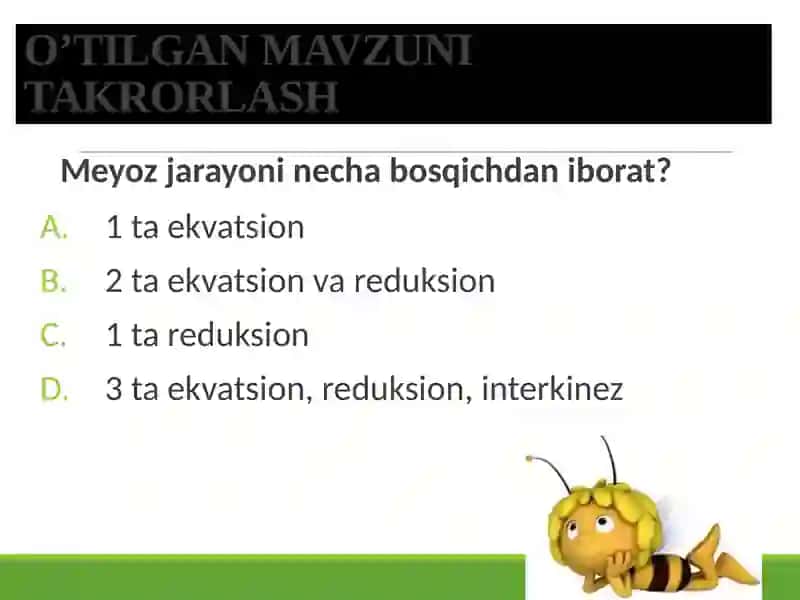 Organizmlarning Jinssiz Ko'payishi 4