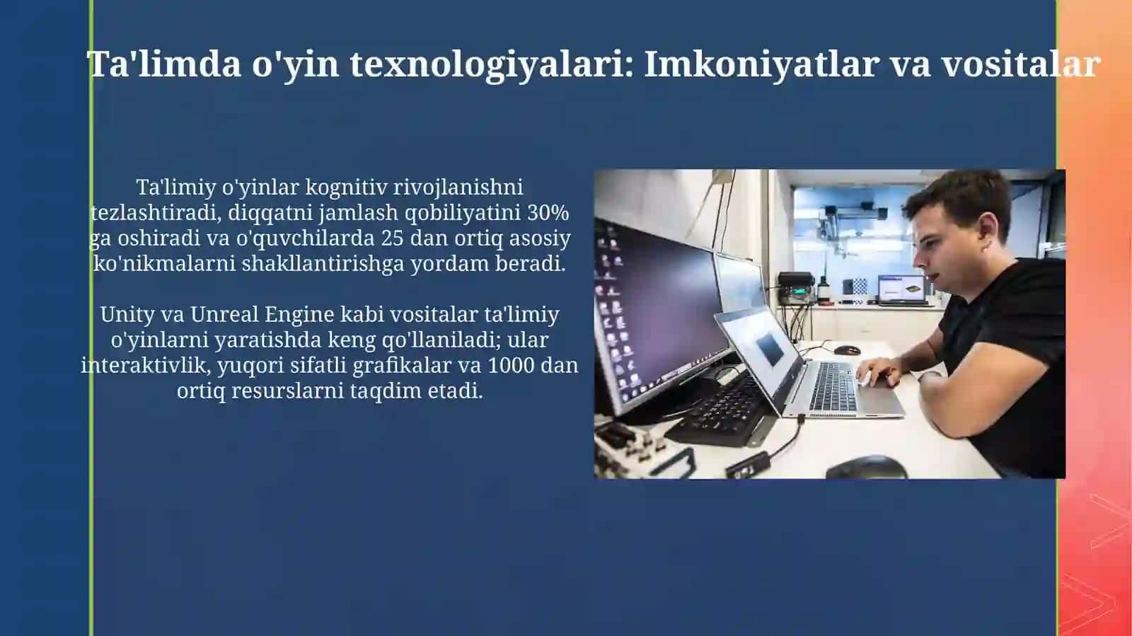 Informatika va axborot texnologiyalarida o'yin texnologiyalarining qo'llanilishi 4