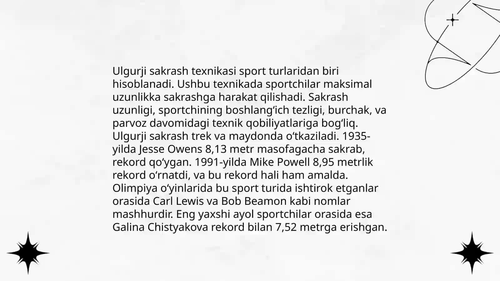 Yengil atletikada sakrash turlari texnikasi 4