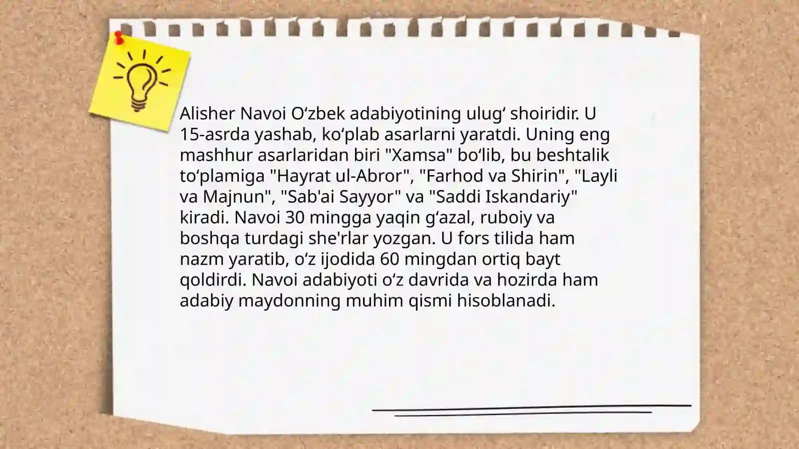 Alisher Navoyi vafoti 4