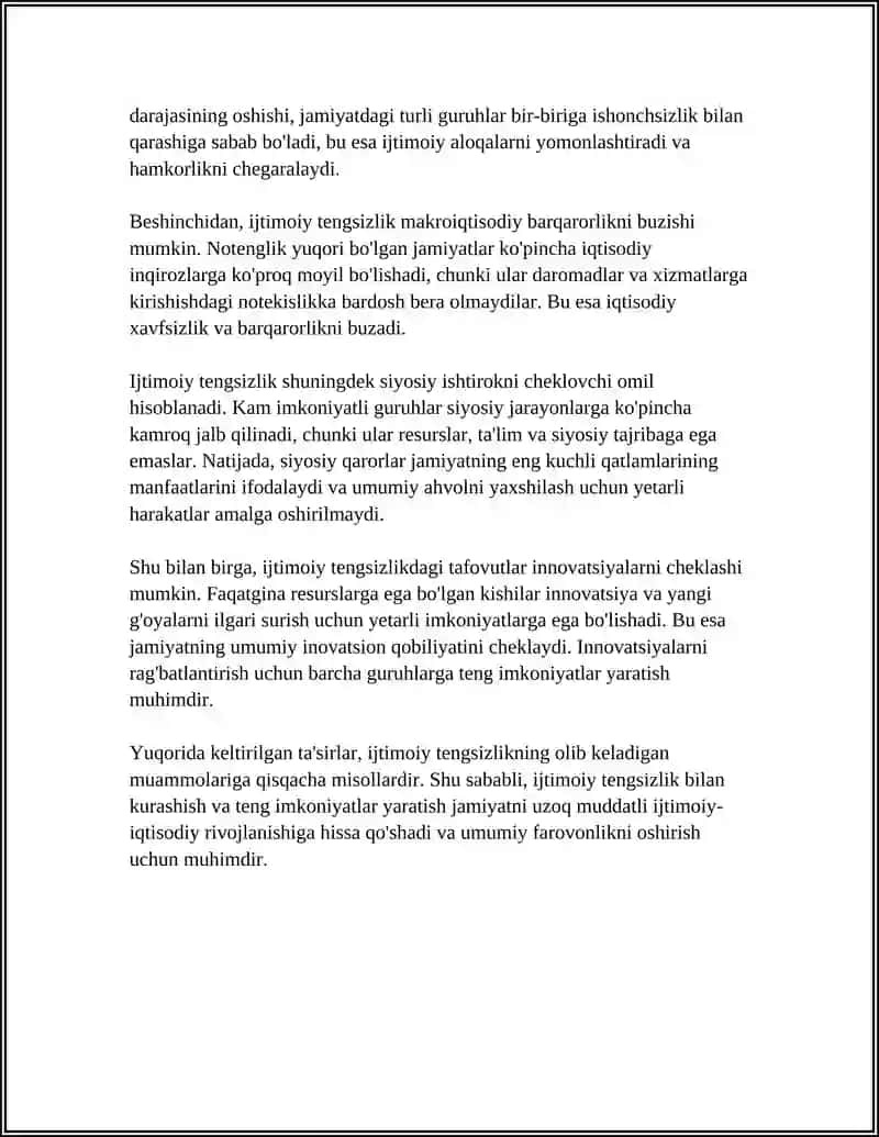 JAMIYAT MAVZUSIDA TEZIS 4