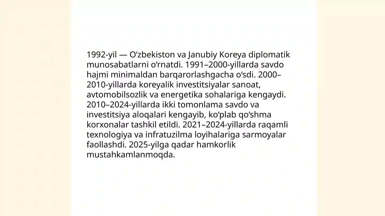 1991-2025 yillarda O'zbekiston va koreya davlat tarqqiyoti 4