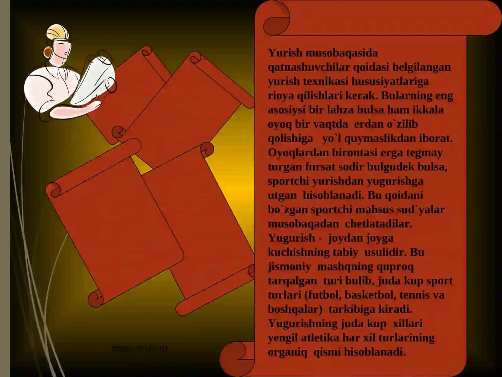 Sportcha yurish texnikasini o'rgatish metodikasi 4