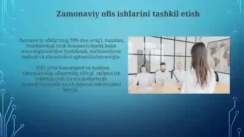 Raqamli Texnologiyalar va Ofis Ishining Avtomatlashuvi 4