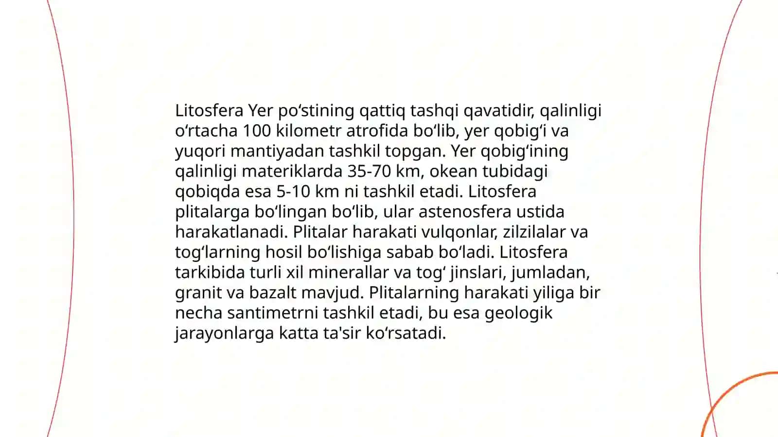 Yerning ichki tuzilishi 4