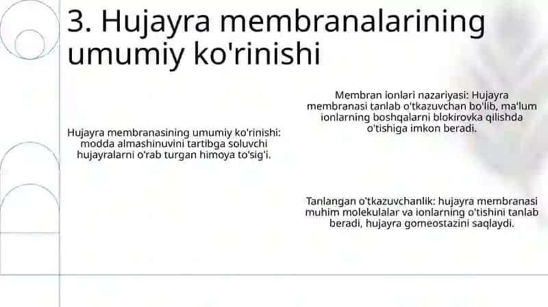Membrana Ion Nazariyasi 4