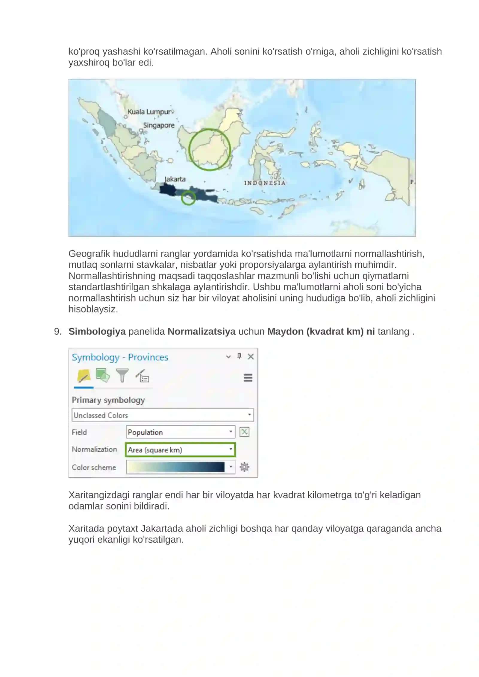 Indoneziyaning ixcham, aniq va chiroyli aholi xaritasi 4