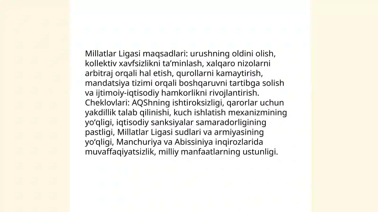 Jahon urushlari oralig'idagi siyosiy hayot 4