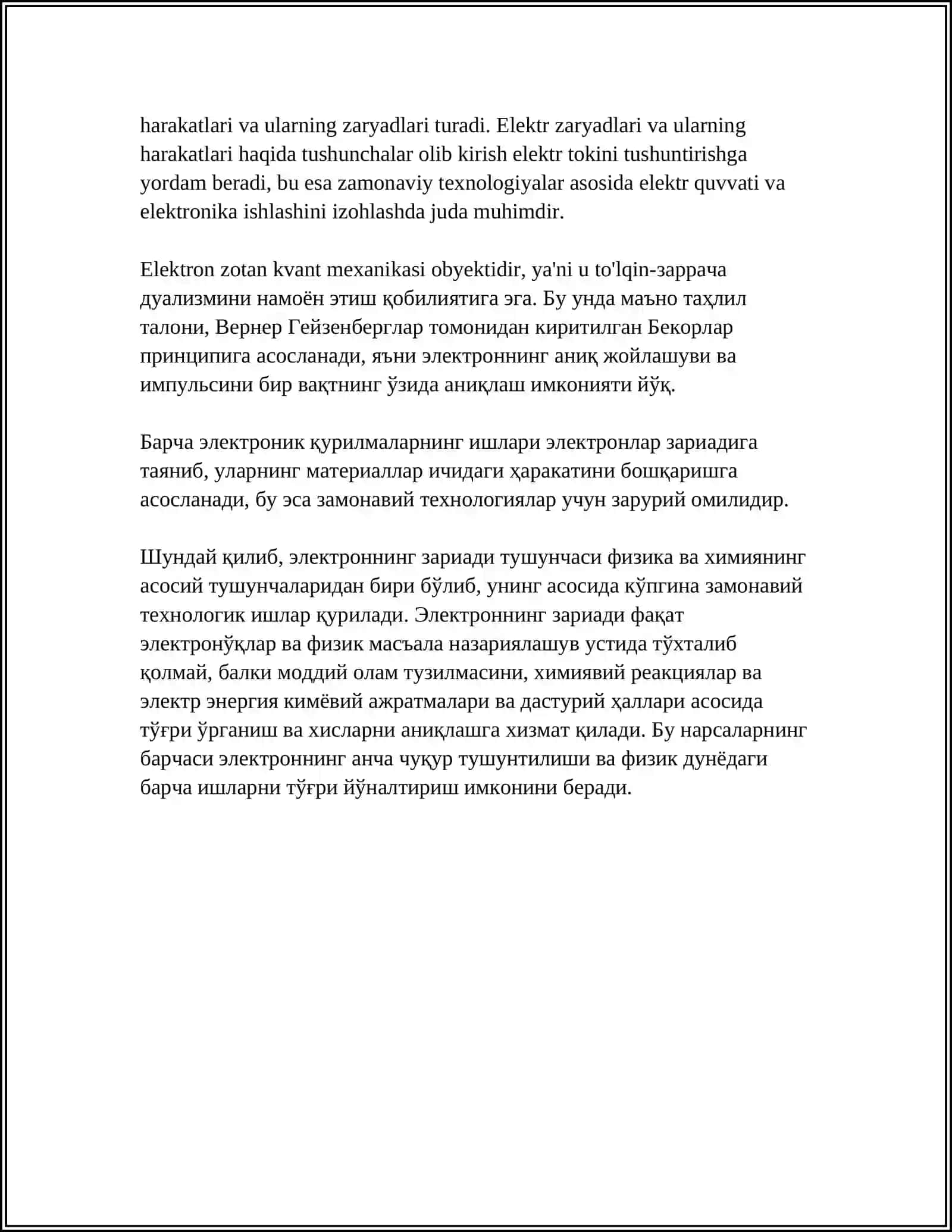 ELEKTRONNING ZARYADINI VA MASSASINI ANIQLASH 4