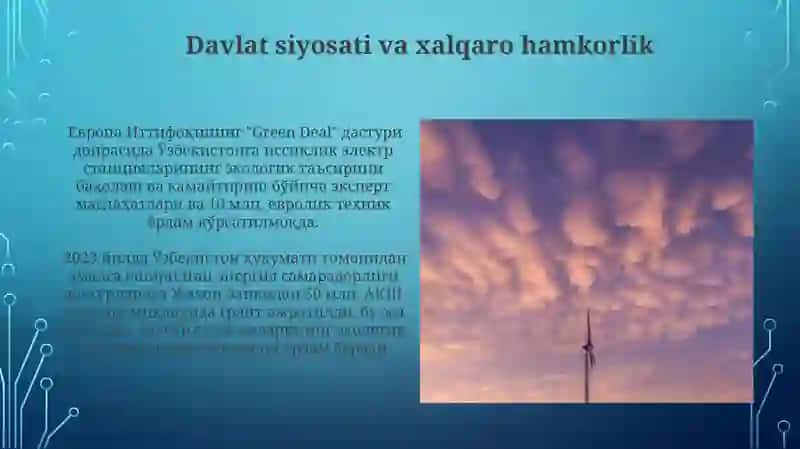 Issiqlik elektr stansiyalarining atrof muhitga zararlari va uning yechimi 4