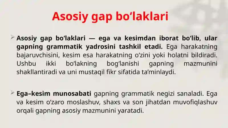 Gap bo'laklari 4