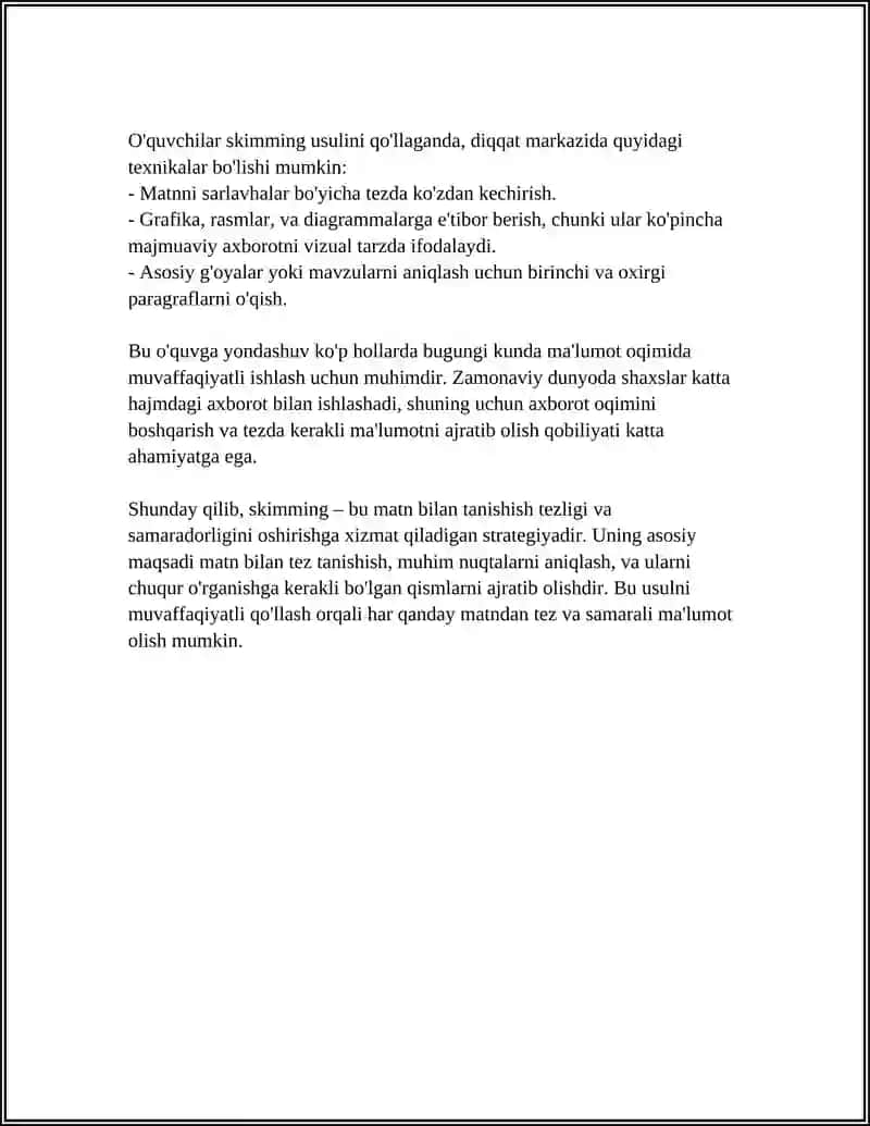READING: SKIMMING AND SCANNING 4