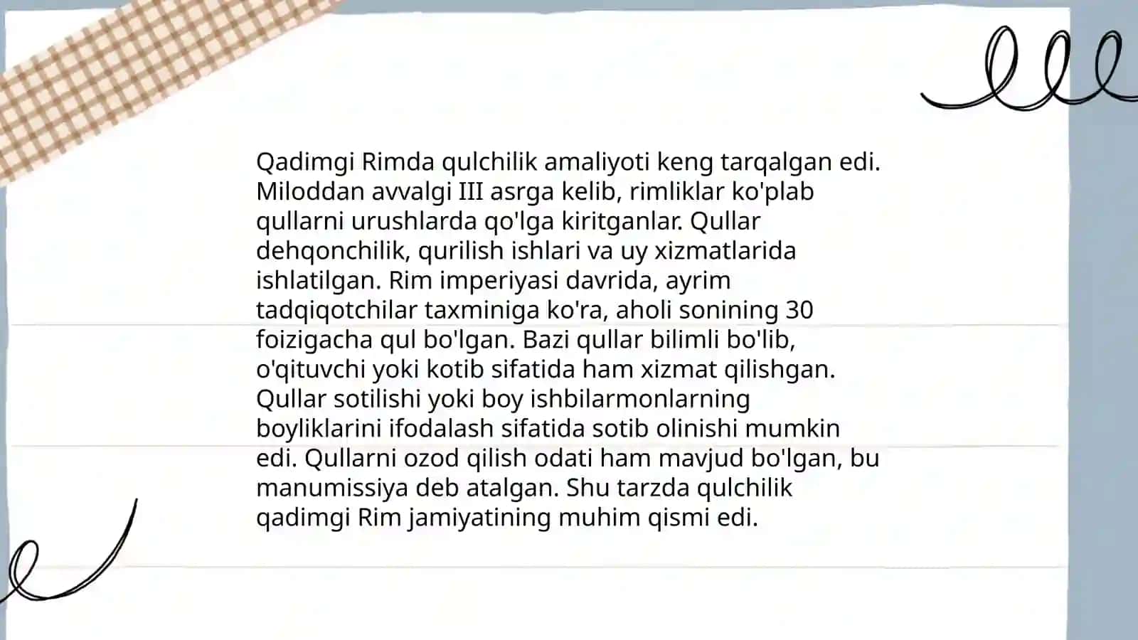 Qadimgi Rimda qulchilik 4