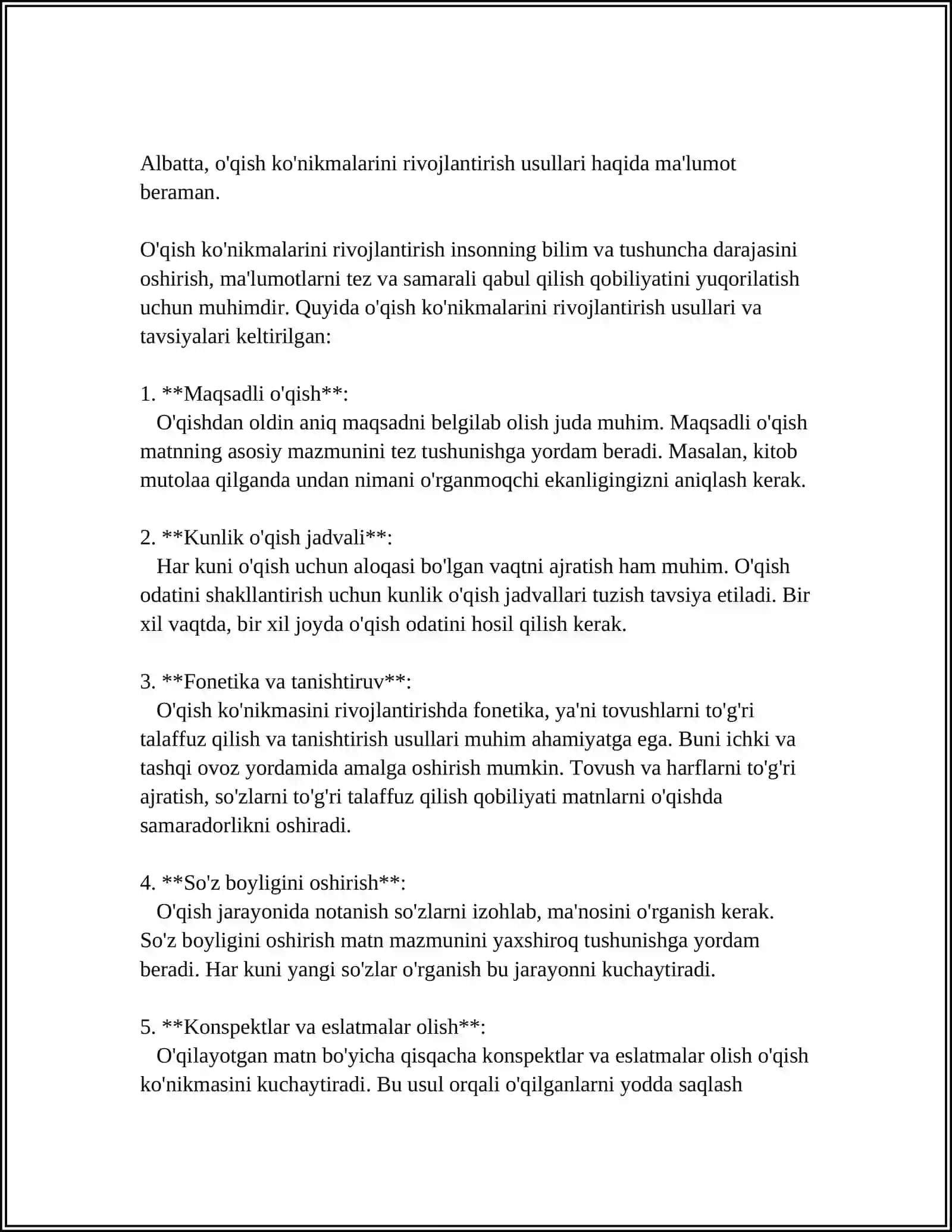 Badiiy matnni idrok etish ko‘nikmasi xususiyatlari 4