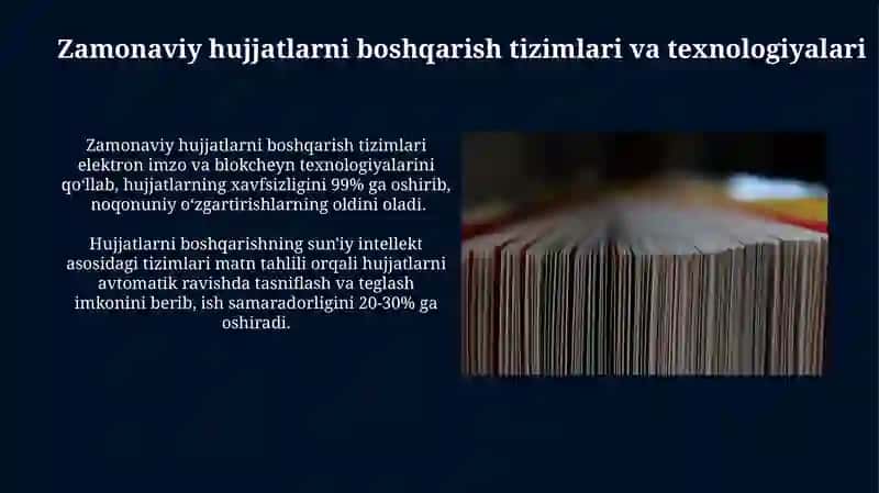 Hujjàtchilik ishlarining shakllanish tarixi 4