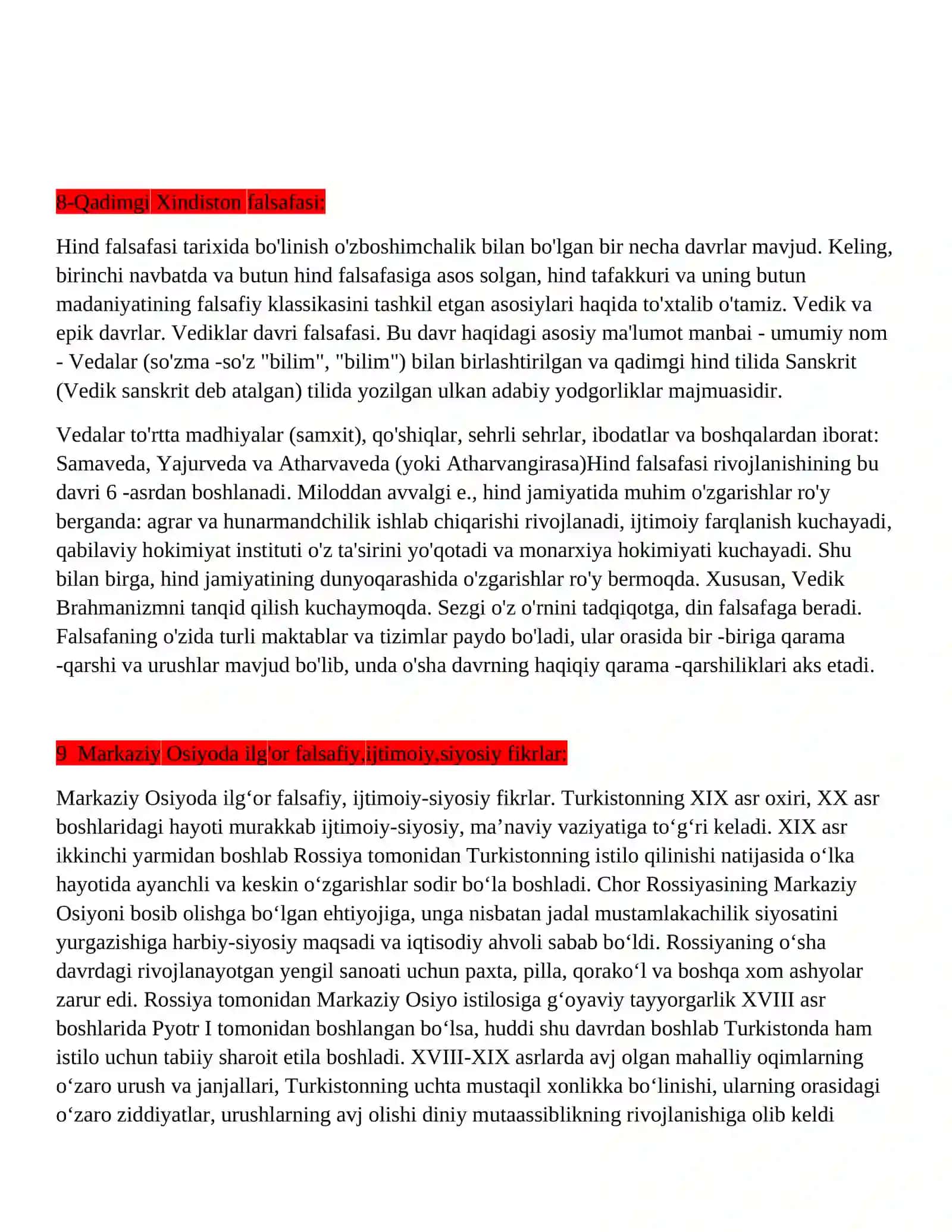 Falsafaning predmeti, funksiyalari, tuzilishi 4