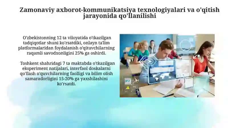 Kelajakdagi o'qituvchilarning axborot madaniyatini shakllantirish 4