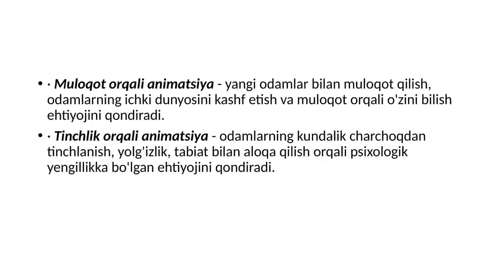 Mehmonxonalarda animatsiya xizmati 4