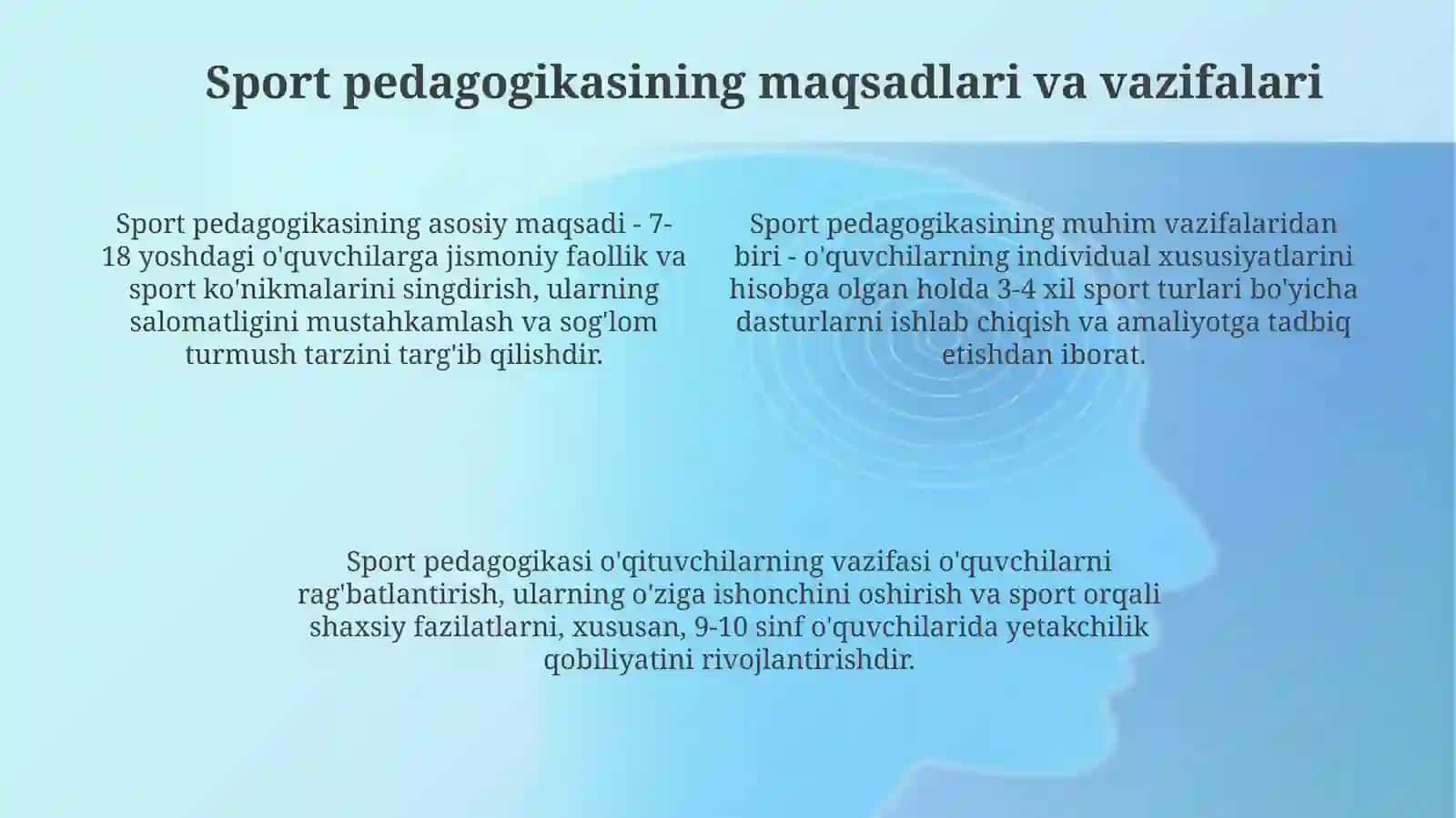 Maktab jismoniy tarbiyasida sport pedagogikasidan foydalanish omillari 4