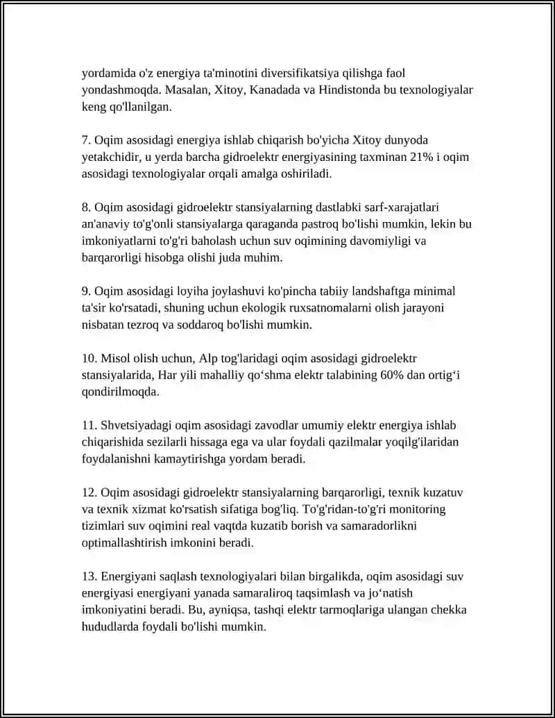 SUV ENERGIYASIDAN FOYDALANISH SXEMALARI 4