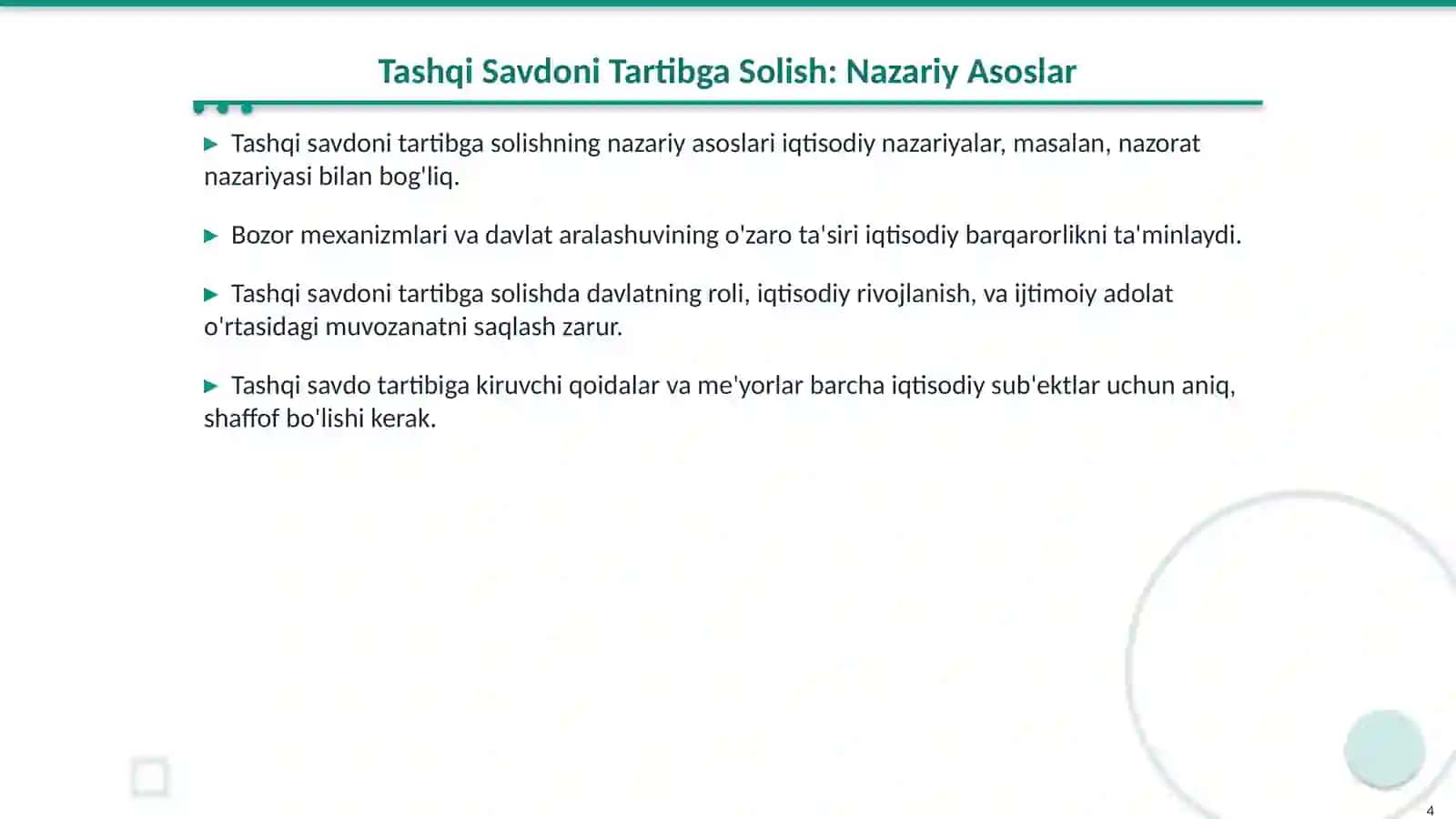 Tashqi Savdoni Tartibga Solish: Nota‘rif Usullari 4