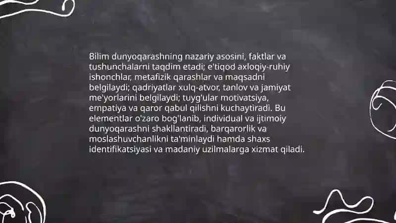Dunyoqarashning mohiyati tuzilishi va funksiyasi 4