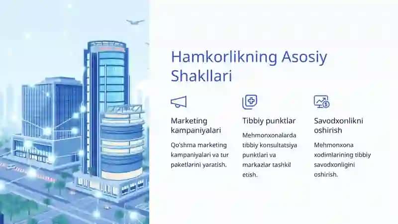 Tibbiyot va Sog'liqni Saqlash Turizmi: Mehmonxonalar va Klinikalar Hamkorligi 4