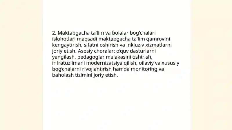 O'zbekiston Respublikasi ta'lim tizimi 4