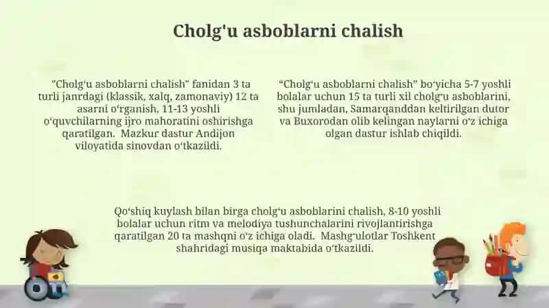 Musiqiy ta'limda faoliyatlar mazmuni 4