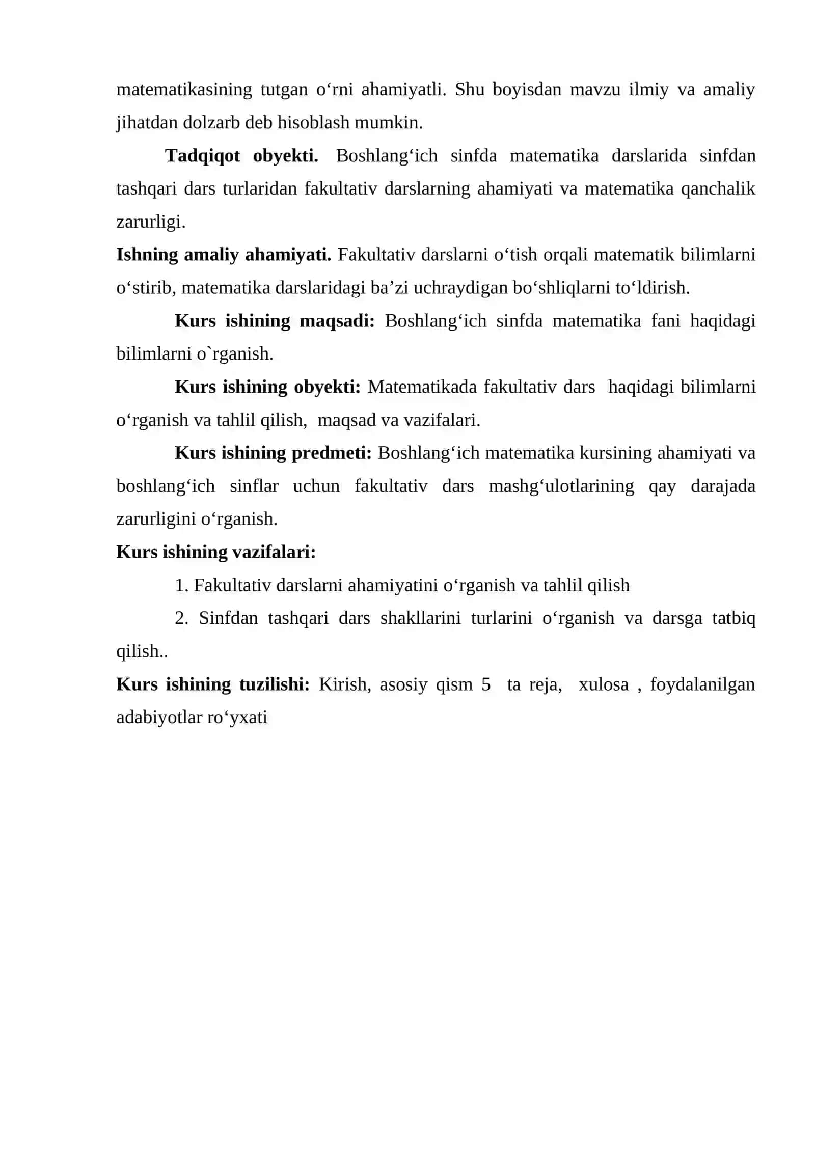 BOSHLANG‘ICH SINFLARDA MATEMATIKADAN SINFDAN TASHQARI ISHLARNI TASHKIL QILISH METODIKASI (2-SINF MISOLIDA) 4