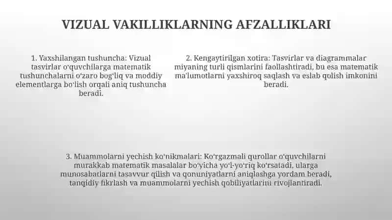 3 - 4 Sinf Matematika Darslarida Rasm, Sxema, Chizma Asosida Masala Yechishga O'Rgatish 4