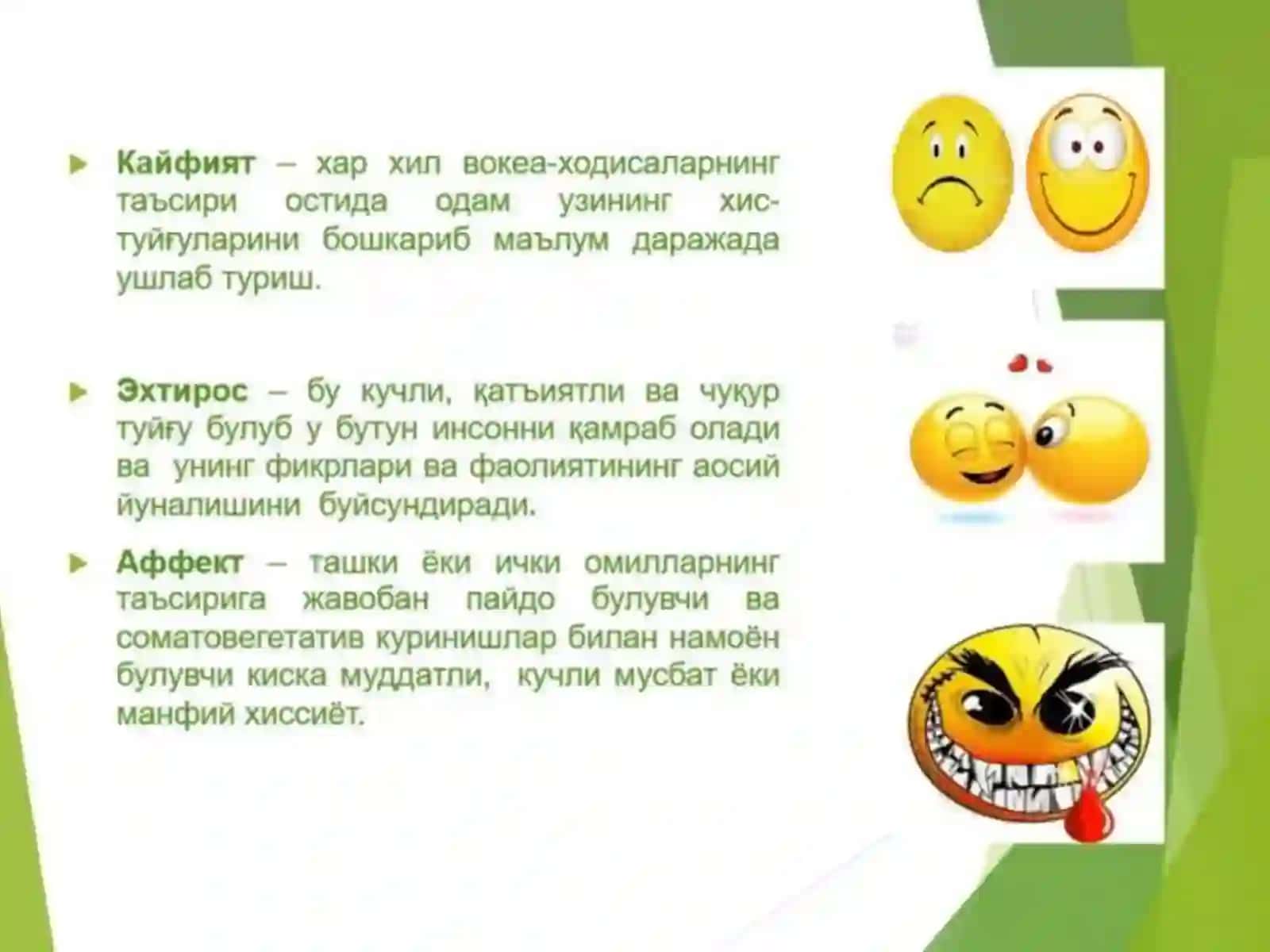 HISSIYOT, IRODA VA MAYL 4