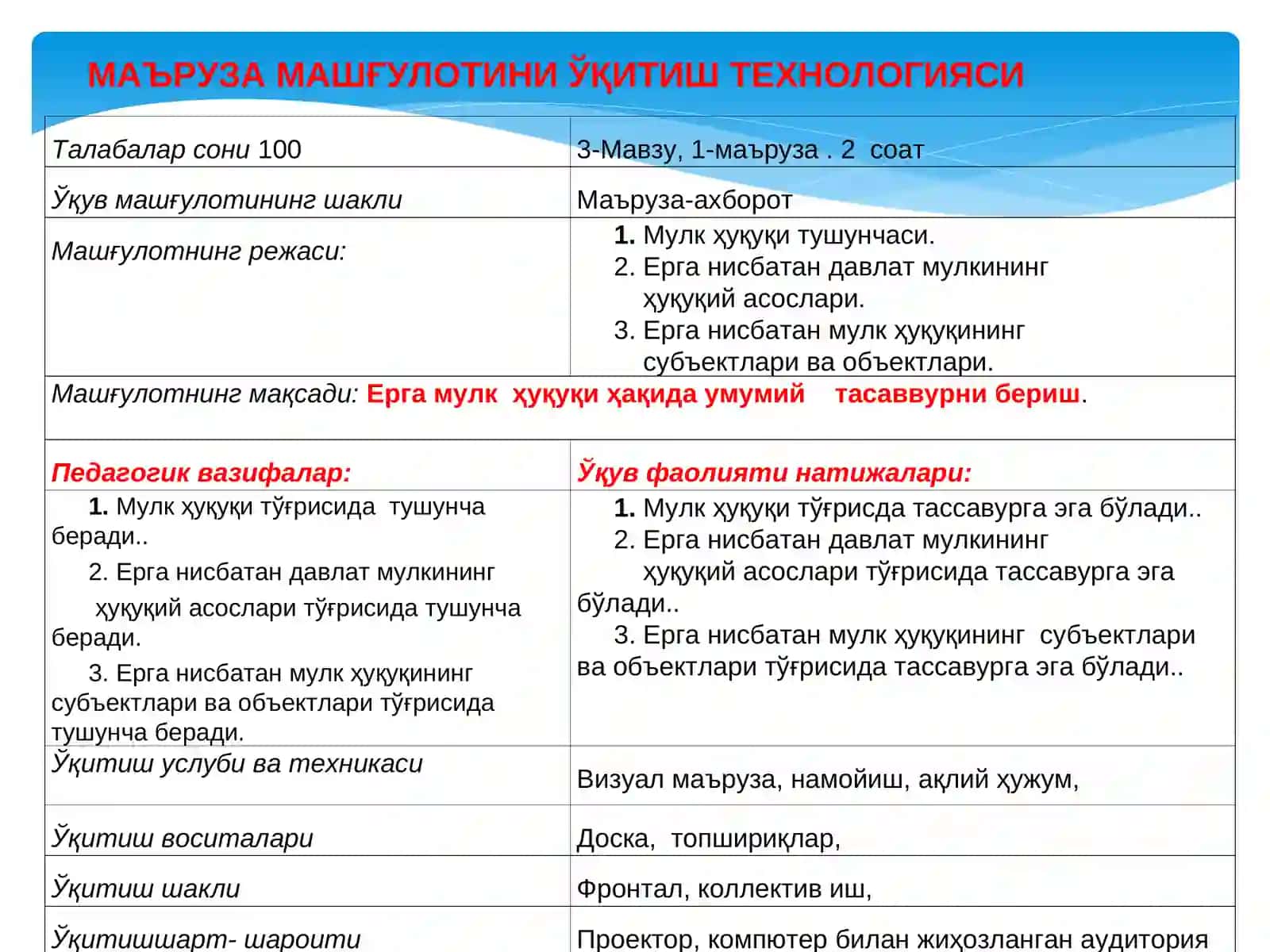 Ерга мулкчилик ва ердан фойдаланиш ҳуқуқи 4
